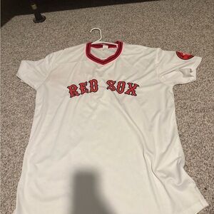 Adidas White Jersey with Red and Black Accents